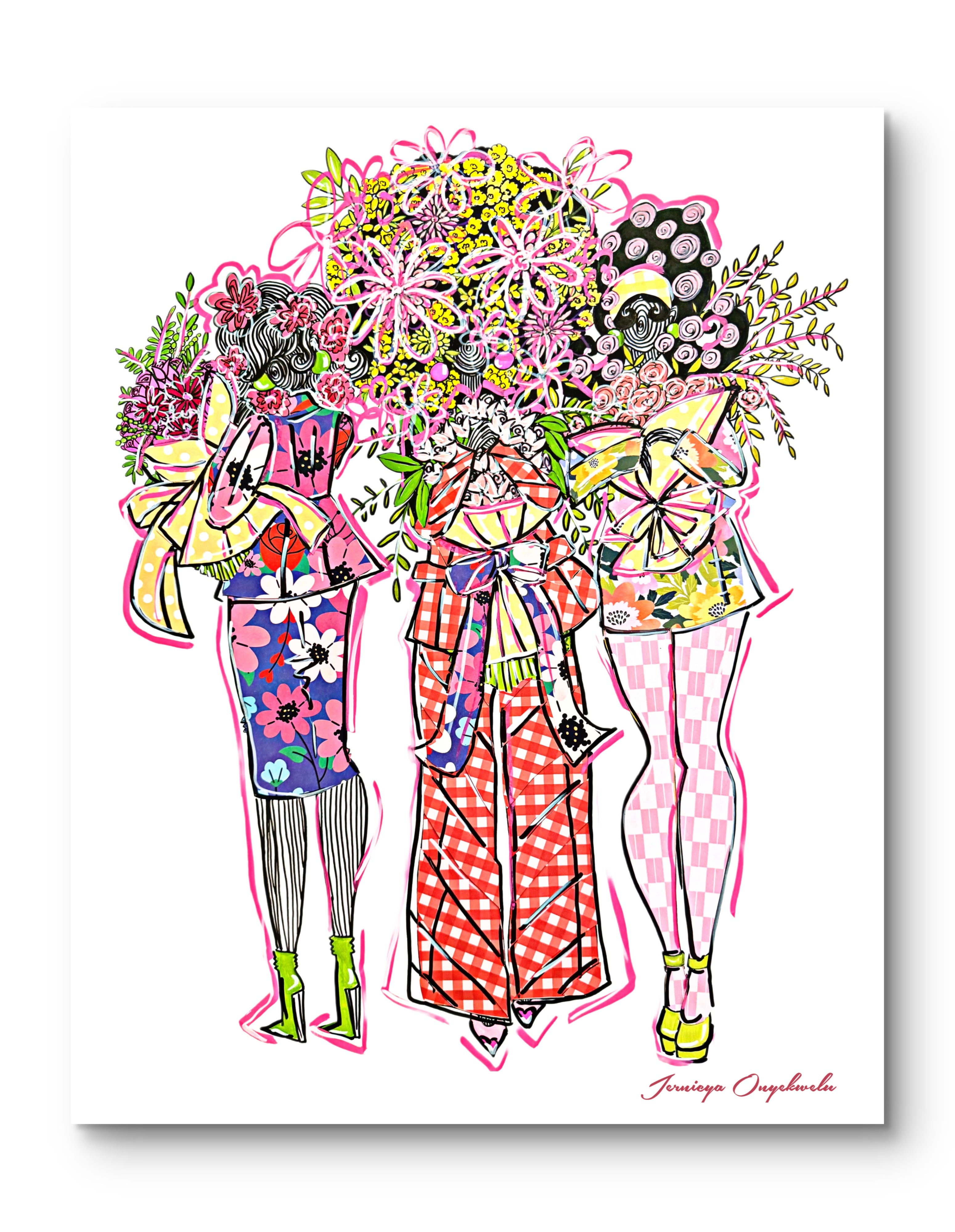 The Three Brown Women: Give Me Flowers
