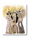 The Three Brown Women HALO: The Ladies in the Sun Hats