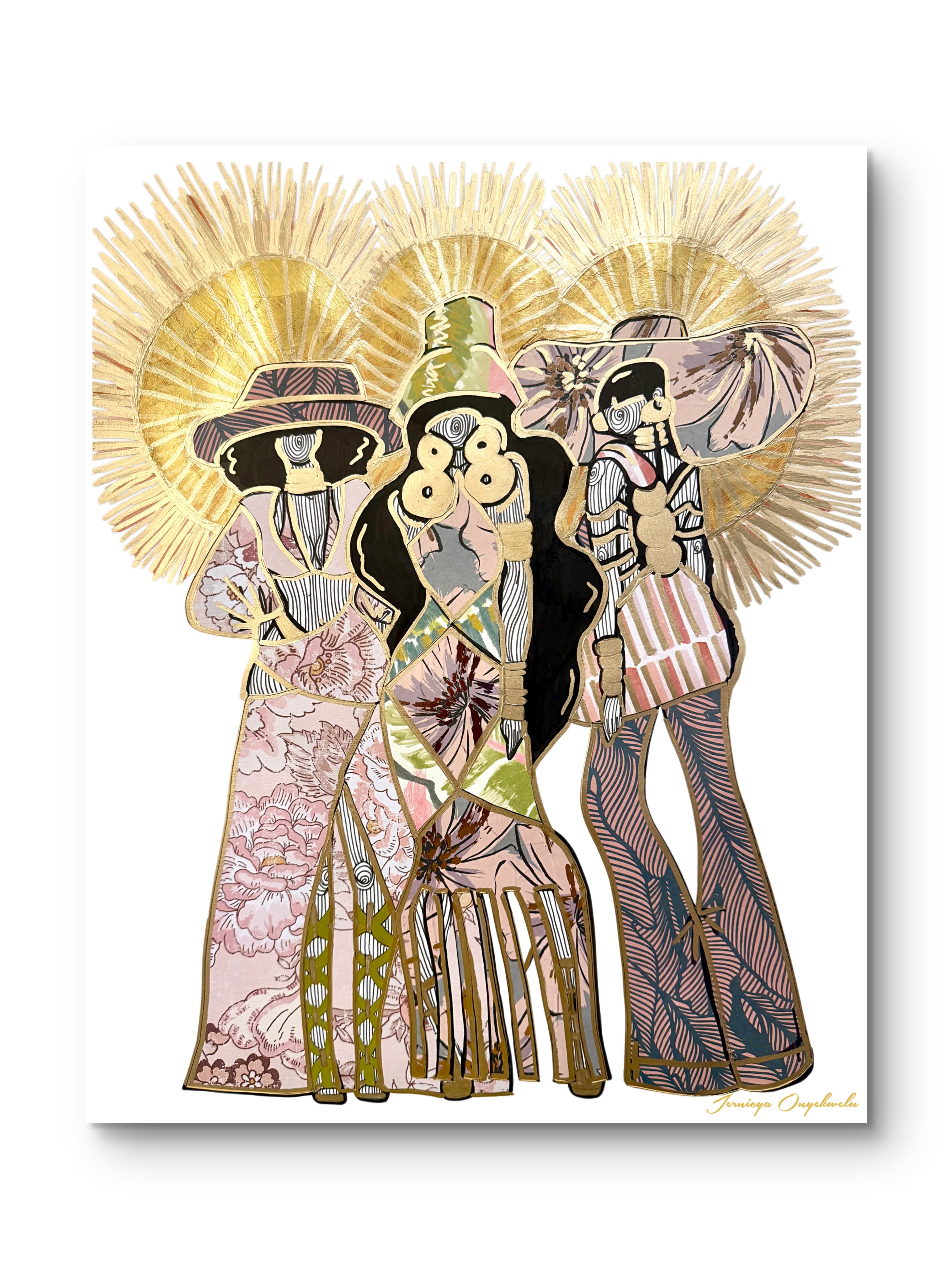 The Three Brown Women HALO: The Ladies in the Sun Hats