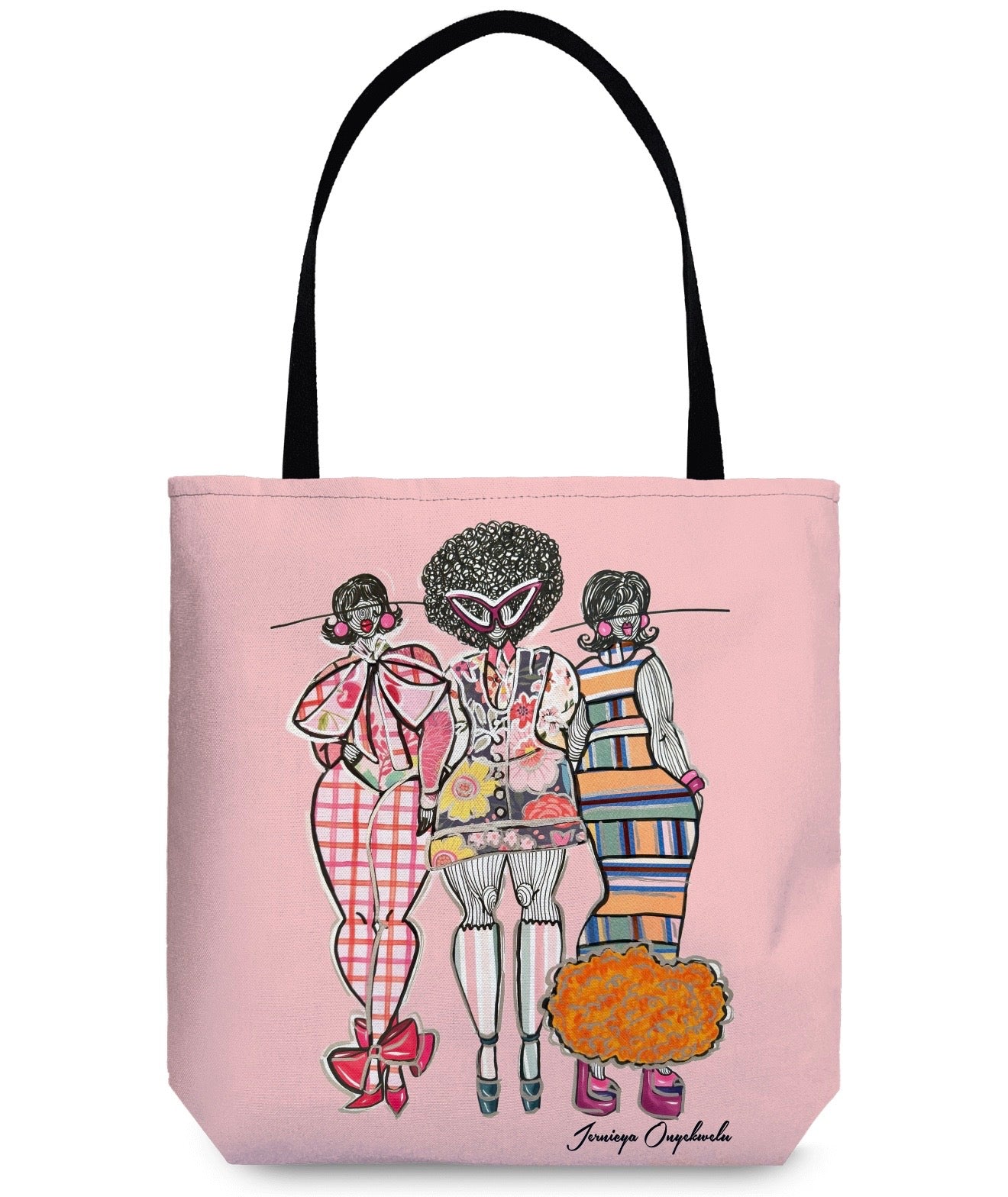 Onyekwelu Studio Tote - Pink Quilt