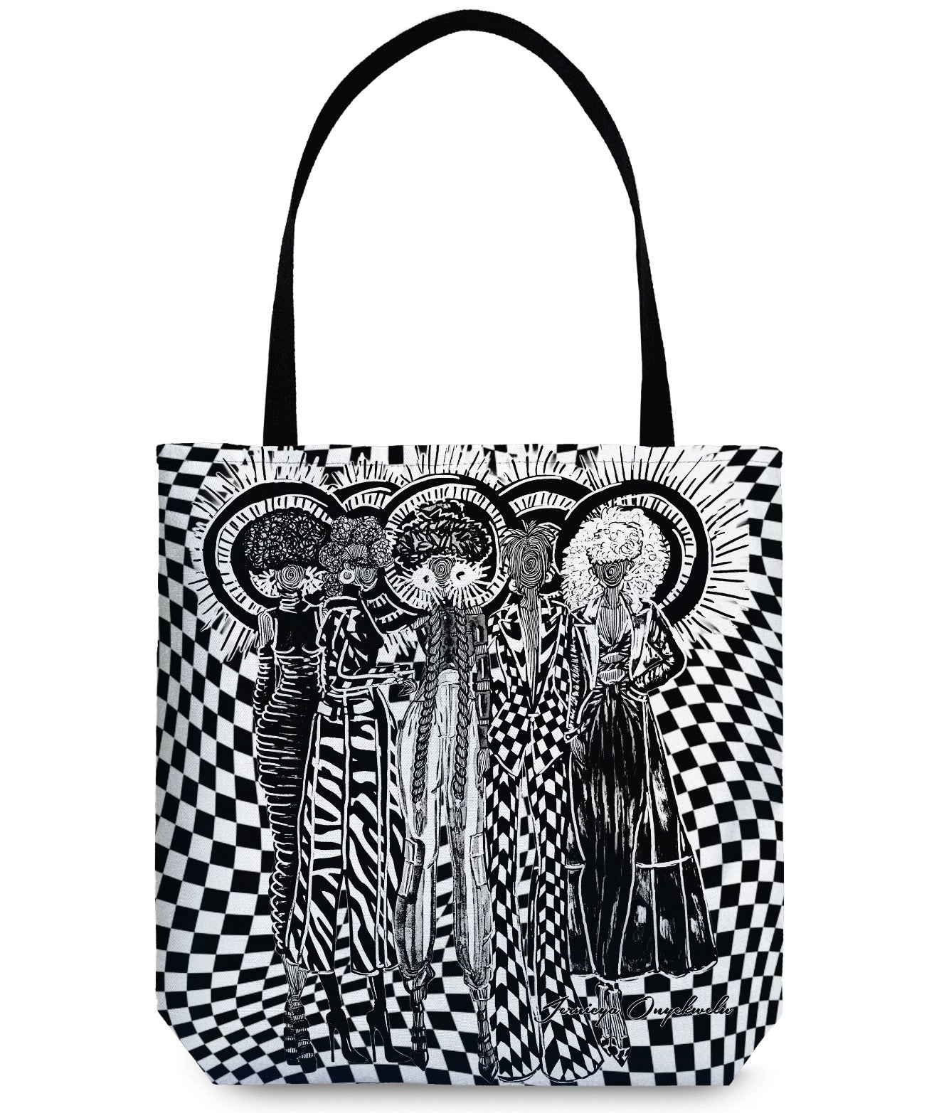 Onyekwelu Studio Tote - Checker Groove