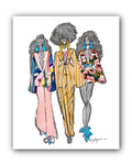 The Three Brown Women: Uptown, Downtown