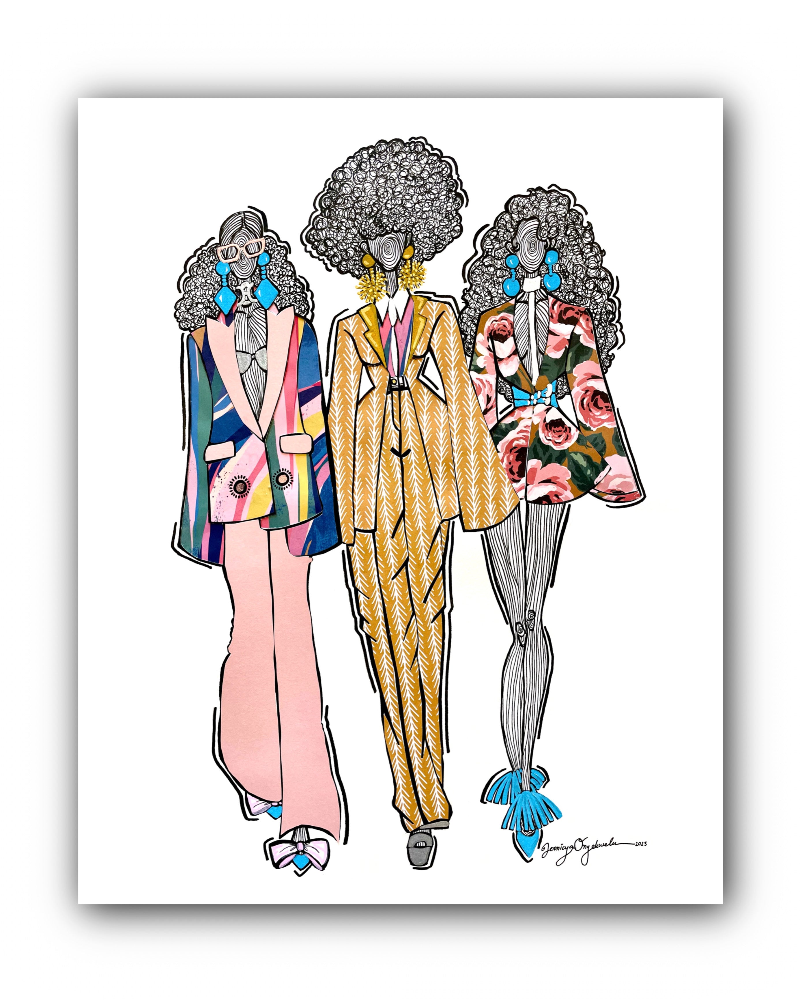 The Three Brown Women: Uptown, Downtown